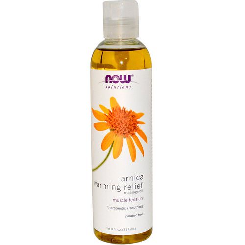 Now Foods, Solutions, Arnica Warming Relief Massage Oil, 8 fl oz (237 ml) Review