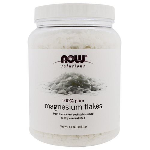 Now Foods, Solutions, Magnesium Flakes, 100% Pure, 3.37 lbs (1531 g) Review