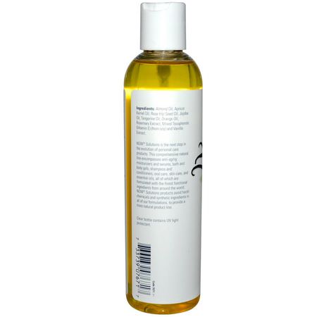 Massageolja, Massageoljor, Kropp, Bad: Now Foods, Solutions, Refreshing Vanilla Citrus Massage Oil, 8 fl oz (237 ml)