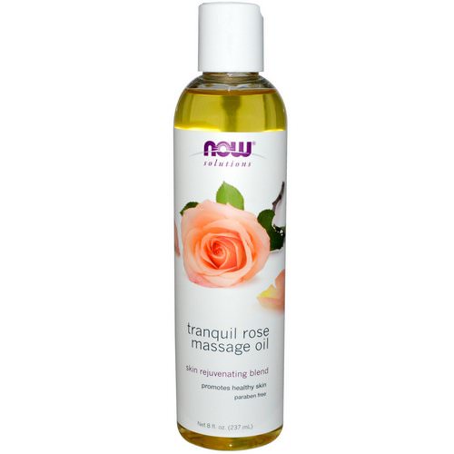 Now Foods, Solutions, Tranquil Rose Massage Oil, 8 fl oz (237 ml) Review