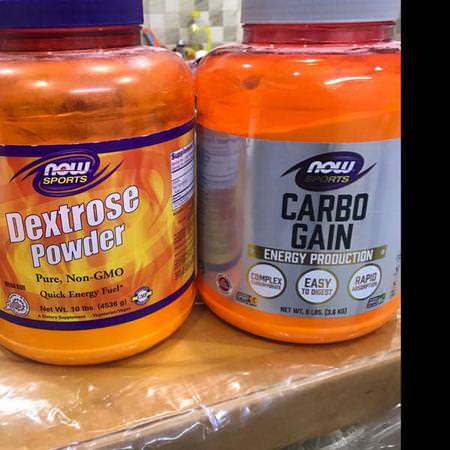 Now Foods Carbohydrate Powders - Kolhydratpulver, Återhämtning Efter Träning, Sportnäring