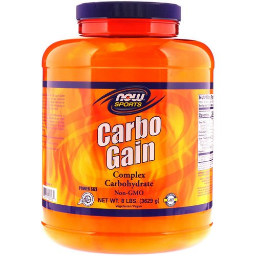 Now Foods, Sports, Carbo Gain, 8 lbs (3629 g) Review