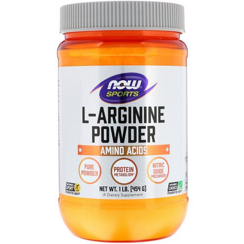 Now Foods, Sports, L-Arginine Powder, 1 lb (454 g) Review