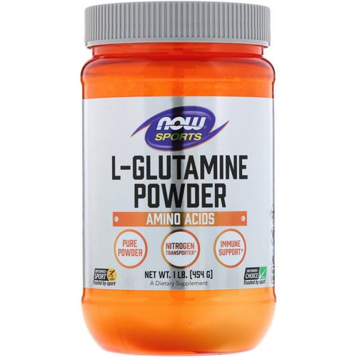 Now Foods, Sports, L-Glutamine Powder, 1 lbs (454 g) Review