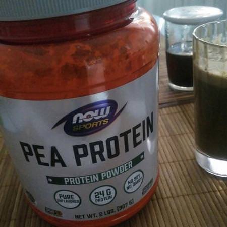 Now Foods Ärtprotein, Växtbaserat Protein, Sportnäring