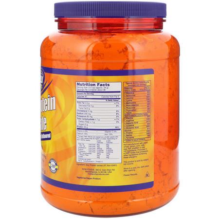 Sojaprotein, Växtbaserat Protein, Sportnäring: Now Foods, Sports, Soy Protein Isolate, Natural Unflavored, 2 lbs (907 g)
