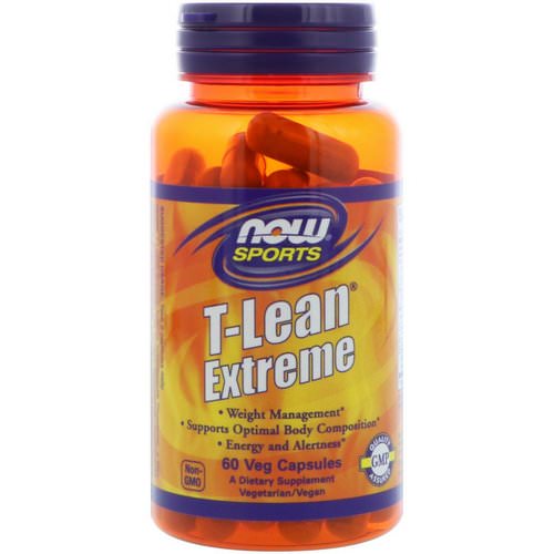 Now Foods, Sports, T-Lean Extreme, 60 Veg Capsules Review