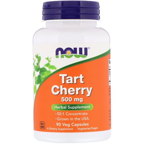 Now Foods, Tart Cherry, 500 mg, 90 Veg Capsules Review