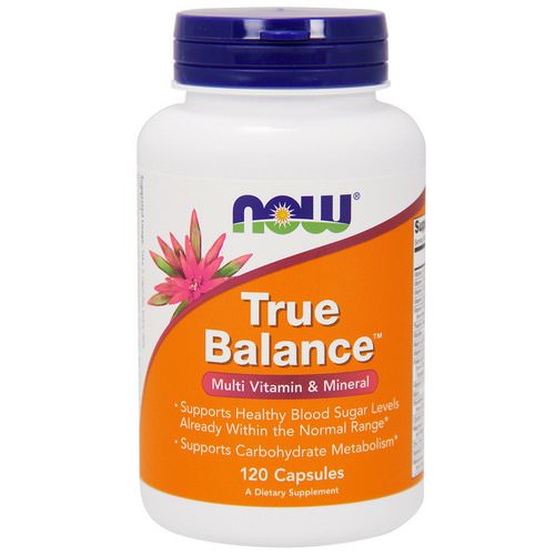 Now Foods, True Balance, Multi Vitamin & Mineral, 120 Capsules Review