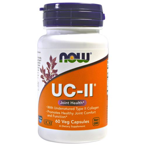 Now Foods, UC-II Joint Health, Undenatured Type II Collagen, 60 Veg Capsules Review