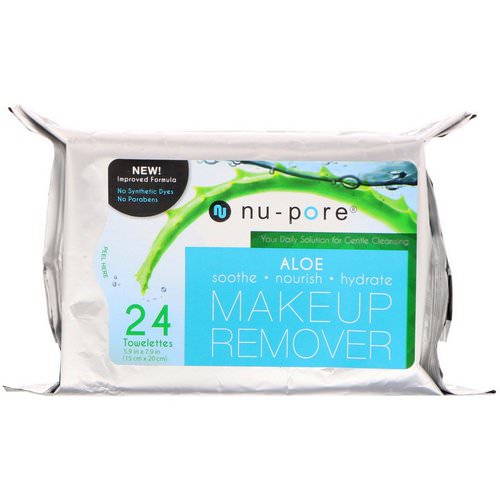 Nu-Pore, Aloe Makeup Remover, 24 Towelettes Review