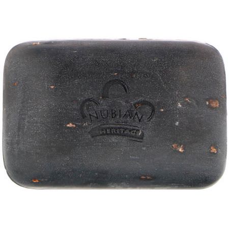 Nubian Heritage Black Soap - Svart Tvål, Bar Tvål, Dusch, Badkar