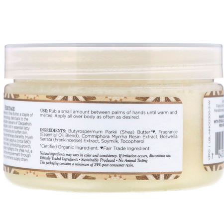Kroppssmör, Bad: Nubian Heritage, Raw Shea Butter Infused with Shea Butter, 4 oz (113 g)