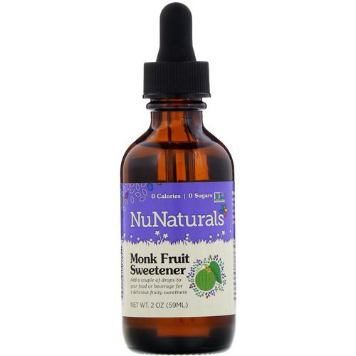 NuNaturals, Monk Fruit Sweetener, 2 oz (59 ml) Review