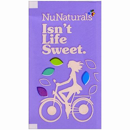 Stevia, Sweeteners, Honey: NuNaturals, NuStevia, White Stevia Powder, 1000 Packets, 2.23 lbs (1000 g)