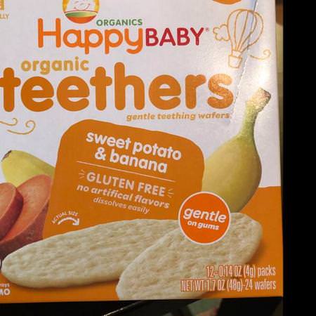 Happy Family Organics Teething Wafers - Tandskivor, Barnfoder, Barn, Baby