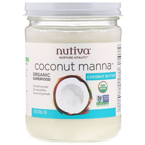 Nutiva, Organic, Coconut Manna, Pureed Coconut, 15 oz (425 g) Review