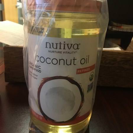 Nutiva Coconut Oil - Kokosnötsolja, Kokosnöttillskott