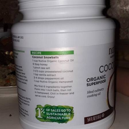 Nutiva, Organic Coconut Oil, Virgin, 54 fl oz (1.6 L)