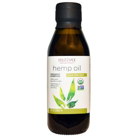 Nutiva Hemp Oil - Hamp Oil, Vinegars, Oljor