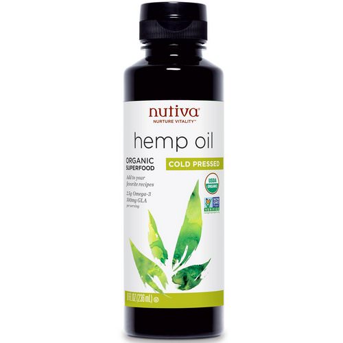 Nutiva, Organic, Hemp Oil, Cold Pressed, 8 fl oz (236 ml) Review