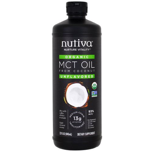 Nutiva, Organic MCT Oil From Coconut, Unflavored, 32 fl oz (946 ml) Review