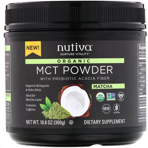 Nutiva, Organic MCT Powder, Matcha, 10.6 oz (300 g) Review
