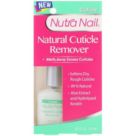 Nagelvård, Nagelvård, Bad: Nutra Nail, Naturals, Cuticle Remover, .50 fl oz (15 ml)