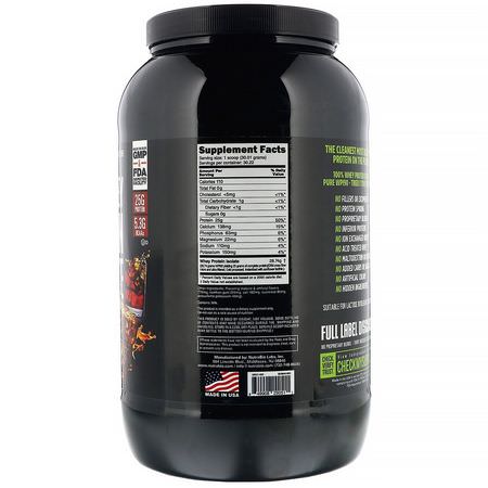 Vassleprotein, Idrottsnäring: NutraBio Labs, 100% Whey Protein Isolate, Bourbon Banana Nut, 2 lb (907 g)