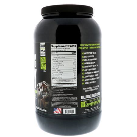 Vassleprotein, Idrottsnäring: NutraBio Labs, Classic Whey Protein, Chocolate Milkshake, 2 lbs (907 g)