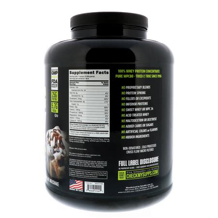 Vassleprotein, Idrottsnäring: NutraBio Labs, Classic Whey Protein, Chocolate Milkshake, 5 lbs (2268 g)
