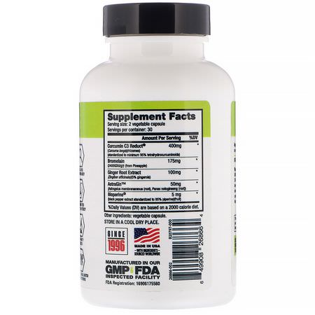 Curcumin, Gurkmeja, Antioxidanter, Kosttillskott: NutraBio Labs, Curcumin Advanced, 60 V-Caps
