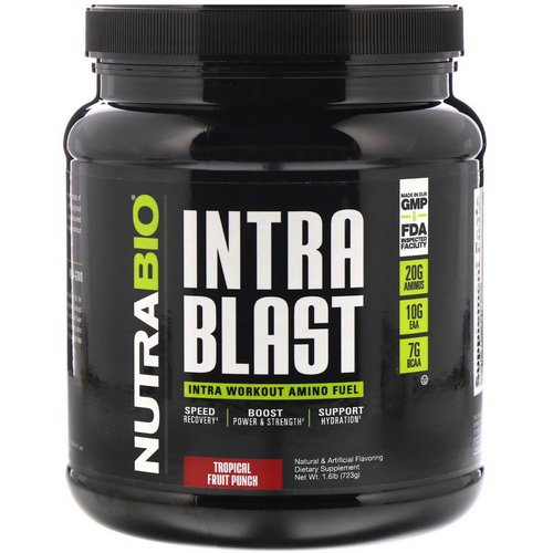 NutraBio Labs, Intra Blast, Tropical Fruit Punch, 1.6 lb (723 g) Review
