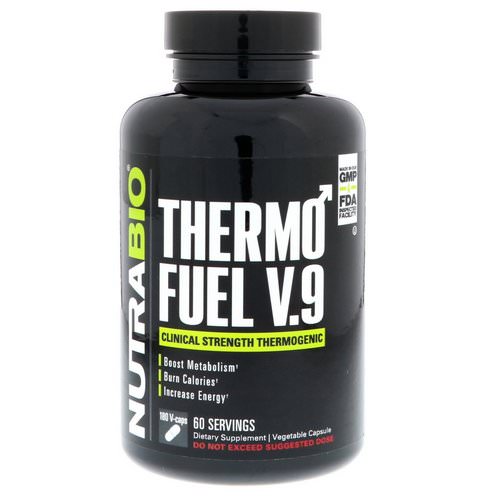 NutraBio Labs, ThermoFuel V.9 for Men, 180 Vegtable Capsules Review