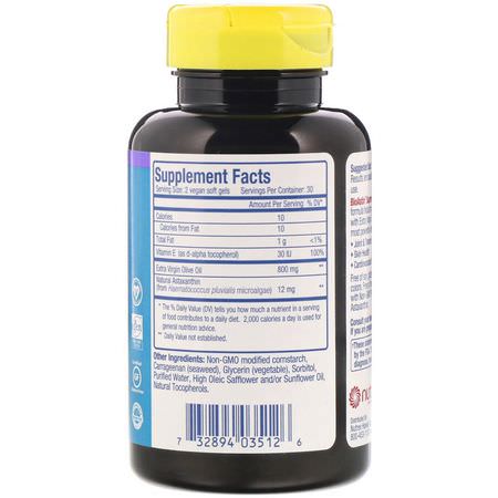 Astaxanthin, Antioxidants, Supplements: Nutrex Hawaii, BioAstin Supreme, 6 mg, 60 V-Gels