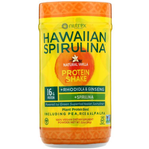 Nutrex Hawaii, Hawaiian Spirulina, Protein Shake, Natural Vanilla, 12.8 oz (364 g) Review