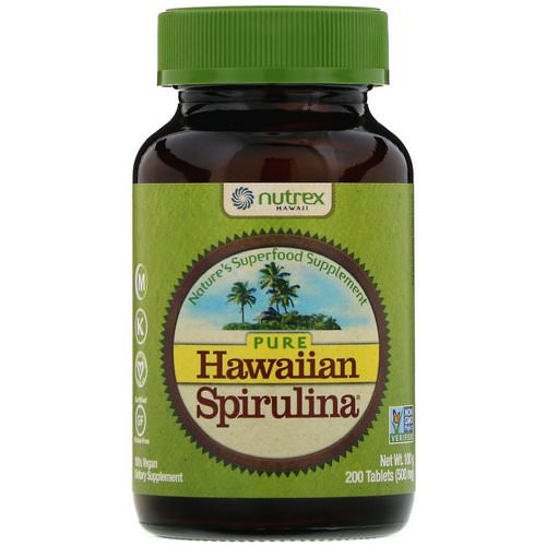 Nutrex Hawaii, Pure Hawaiian Spirulina, 500 mg, 200 Tablets Review