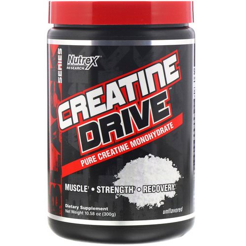Nutrex Research, Creatine Drive, Unflavored, 10.58 oz (300 g) Review