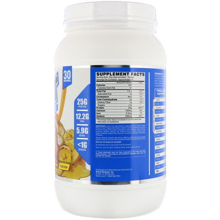 Vassleprotein, Idrottsnäring: Nutrex Research, Isofit, Banana Foster, 2.2 lbs (990 g)