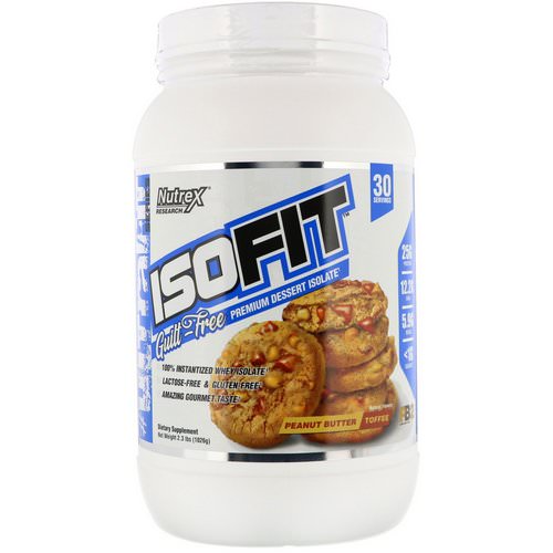 Nutrex Research, Isofit, Peanut Butter Toffee, 2.3 lbs (1026 g) Review