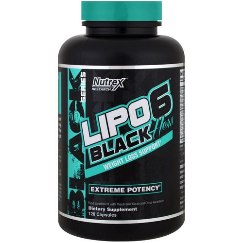 Nutrex Research, Lipo-6 Black, Hers, Weight Loss Support, 120 Capsules Review