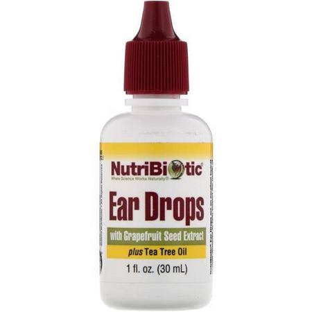 NutriBiotic Ear Care - Öronvård, Första Hjälpen, Medicinskåpet, Bad