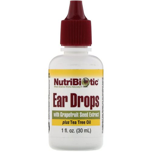 NutriBiotic, Ear Drops with Grapefruit Seed Extract plus Tea Tree Oil, 1 fl oz (30 ml) Review