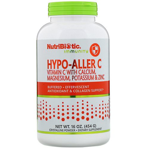 NutriBiotic, Immunity, Hypo-Aller C Vitamin C with Calcium, Magnesium, Potassium & Zinc, 16 oz (454 g) Review