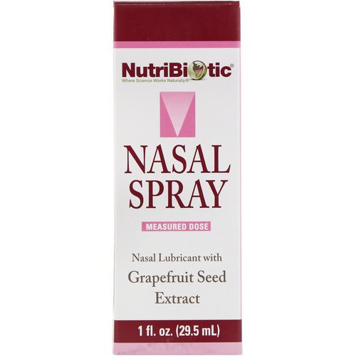 NutriBiotic, Nasal Spray, with Grapefruit Seed Extract, 1 fl oz (29.5 ml) Review