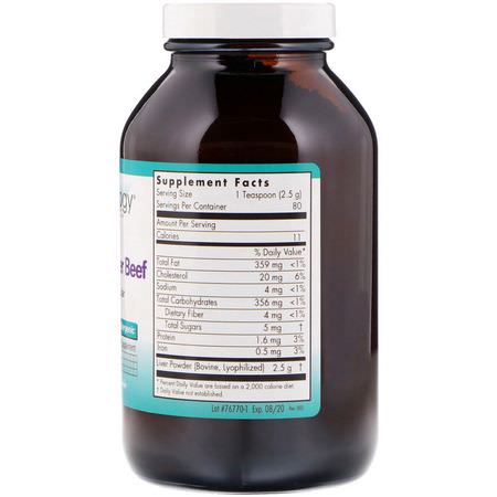 Lever, Kosttillskott: Nutricology, Liver Powder Beef, 7.1 oz (200 g)