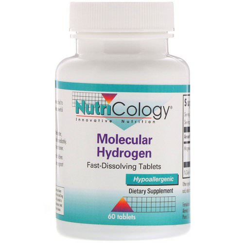 Nutricology, Molecular Hydrogen, Fast-Dissolving Tablets, 60 Tablets Review
