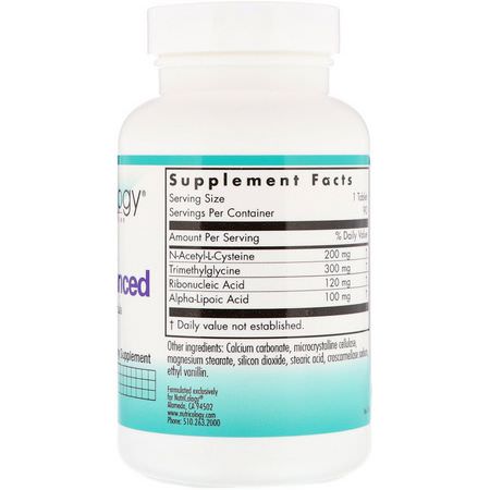 N-Acetyl Cystein Nac, Antioxidanter, Kosttillskott: Nutricology, NAC Enhanced, 90 Tablets