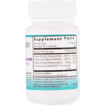 Vitamin D, Vitaminer, Kosttillskott: Nutricology, Vitamin D3 Complete 5000, 60 Fish Gelatin Capsules
