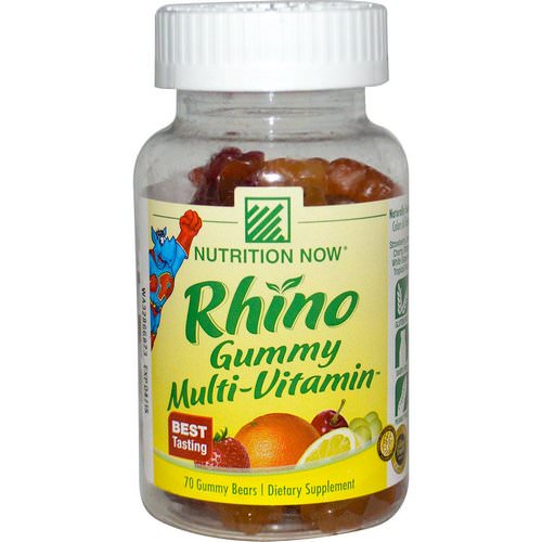 Nutrition Now, Rhino, Gummy Multi-Vitamin, 70 Gummy Bears Review